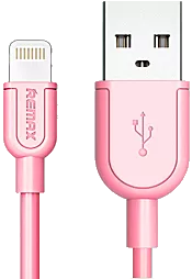 Кабель USB Remax Souffle Lightning Pink (RC-031i)
