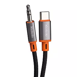Аудио кабель McDodo Castle Series Aux mini Jack 3.5 mm - USB Type-C M/M Cable 1.2 м black (CA-0820) - миниатюра 5