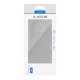 Чехол ACCLAB Anti Dust для Xiaomi Poco X3 Transparent - миниатюра 2