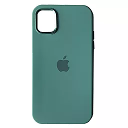 Чохол 1TOUCH Silicone Case Metal Frame для iPhone 14 Pro Pine green