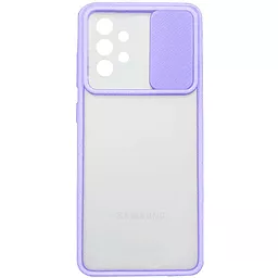 Чехол Camshield mate TPU со шторкой для камеры для Samsung Galaxy A32 4G Сиреневый