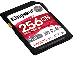 Карта пам'яті Kingston 256 GB SDXC Class 10 UHS-II U3 Canvas React Plus SDR2/256GB - мініатюра 2