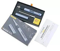 Паяльник с питанием от USB FNIRSI Smart HS-01 Silver (65Вт, 420℃) - миниатюра 6