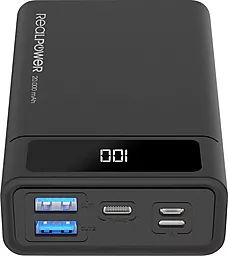 Повербанк RealPower PB-20k PD Display 20000 mAh 18W Black - миниатюра 3