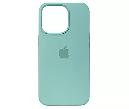 Чехол Silicone Case Full для Apple iPhone 14 Pro Sea Blue