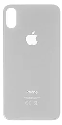 Задняя крышка корпуса Apple iPhone XS (big hole) Original  Silver