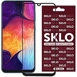 Захисне скло SKLO 3D Full Glue Samsung Galaxy A12, M12, A02s, M02s, A02, M02  Black