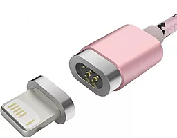 Кабель USB Baseus Magnetic Data Cable Lightning Rose Gold (CAMCLH-ALF0R) - миниатюра 2