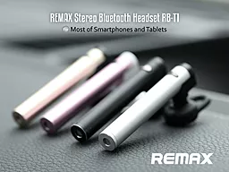 Блютуз гарнітура Remax RB-T1 Lite Black - мініатюра 9