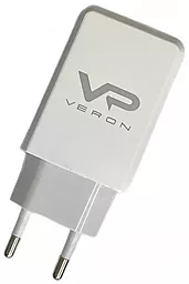 Сетевое зарядное устройство Veron VR-C13Q 18W 3.0A USB-A + micro USB cable White - миниатюра 3
