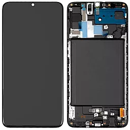 Дисплей Samsung Galaxy A70 A705 з тачскріном і рамкою, оригінал, Black