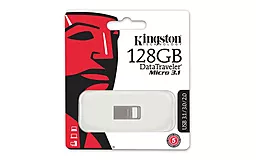 Флешка Kingston 128GB USB 3.1 DT Micro (DTMC3/128GB) Metal - мініатюра 2
