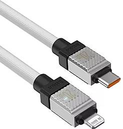 Кабель Baseus USB PD CoolPlay Series 20w 3a 2m USB Type-C - Lightning cable white (CAKW000102) - миниатюра 5