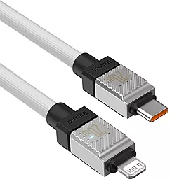 Кабель Baseus USB PD CoolPlay Series 20w 3a USB Type-C - Lightning cable white (CAKW000002) - миниатюра 5