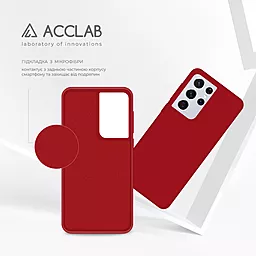 Чехол ACCLAB SoftShell для Samsung Galaxy S21 Ultra Red - миниатюра 5