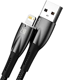 Кабель USB Baseus Glimmer Series 2.4A lightning cable black (CADH000201) - миниатюра 2