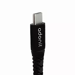 Кабель USB PD Adonit 65W 1.2M USB Type-C - Type-C Cable Black - миниатюра 3