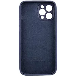 Чехол Silicone Case Full Camera Protective для Apple iPhone 12 Pro Midnight Blue - миниатюра 2
