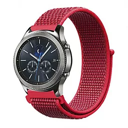 Сменный ремешок для умных часов Nylon Style для Motorola Moto 360 2nd Gen. (705850) Red