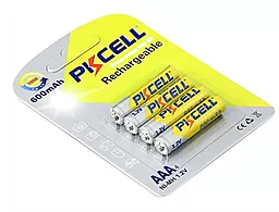 Аккумулятор PKCELL Rechargeable AAA / HR03 600mAh NiMH 4шт (6942449545367)