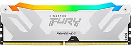 Оперативная память Kingston Fury 32 GB (2x16GB) DDR5 6800 MHz Renegade Silver/White RGB (KF568C36RWAK2-32) - миниатюра 3