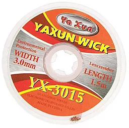 Лента-оплетка (для снятия припоя) Ya Xun YX-3015 3.0 мм / 1.5 м