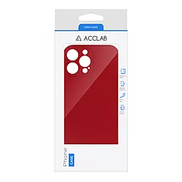 Чехол ACCLAB SoftShell для Apple iPhone 14 Pro Max Red - миниатюра 2