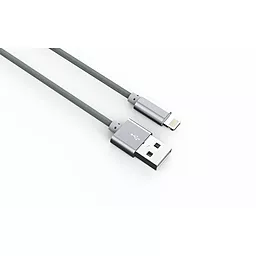 Кабель USB LDNio Lightning round 2.1A Grey (LS08) - миниатюра 5