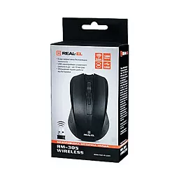 Комп'ютерна мишка REAL-EL RM-305 Black - мініатюра 3
