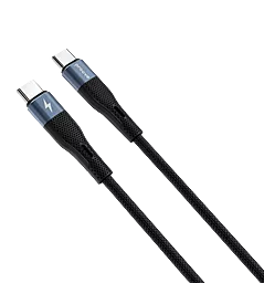 Кабель USB Proove Light Silicone 60w USB Type-C cable Black (CCLC60001101)