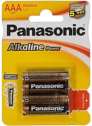 Батарейки Panasonic Alkaline Power AAA/LR03 BL 4 шт 1.5 V