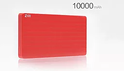 Повербанк ZMI 10000mAh Red (PB810-RD) - мініатюра 2