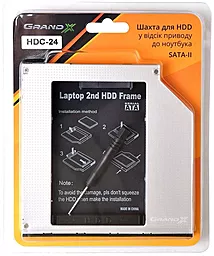 Карман для HDD Grand-X 2.5" SATA 3 HDC-24 - миниатюра 3