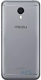 Задняя крышка корпуса Meizu M3 Note (L681H) со стеклом камеры Original Grey