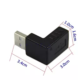 Кабель (шлейф) No Name Переходник USB2.0 - USB2.0 female - male - миниатюра 2