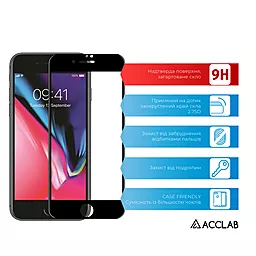 Защитное стекло ACCLAB Full Glue Apple iPhone 7, iPhone 8, iPhone SE 2020 Black (1283126508172) - миниатюра 2