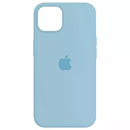 Чехол Silicone Case Full для Apple iPhone 14 Sky Blue