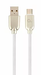 Кабель USB Cablexpert Premium 2m 2.1a USB Type-C Cable White (CC-USB2R-AMCM-2M-W)