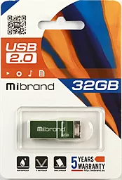 Флешка Mibrand Сhameleon 32GB USB 2.0 (MI2.0/CH32U6LG) Light green - миниатюра 2
