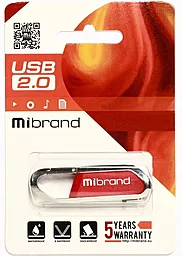 Флешка Mibrand Aligator 4GB USB 2.0 (MI2.0/AL4U7DR) Dark Red - миниатюра 2