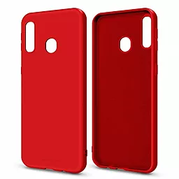Чехол MAKE Flex Samsung A405 Galaxy A40 Red (MCF-SA405RD) - миниатюра 3