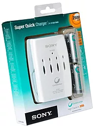 Зарядний пристрій Sony Super Quick Charger + 4xAA 2500 mAh - мініатюра 2