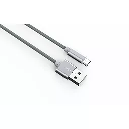 Кабель USB LDNio micro USB Cable Grey (LS08) - миниатюра 4