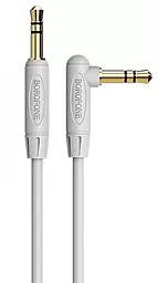 Аудио кабель Borofone BL4 AUX mini Jack 3.5mm M/M Cable 2 м gray