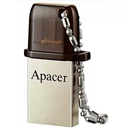 Флешка Apacer 16GB AH175 USB 2.0 OTG (AP16GAH175B-1) - миниатюра 2