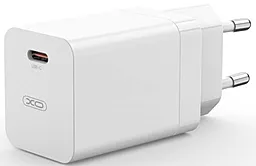 Сетевое зарядное устройство XO CE10 65w PD/QC Type-C white - миниатюра 3