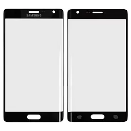 Корпусное стекло дисплея Samsung Galaxy Note Edge N915 Black