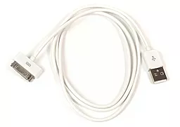 Кабель USB Walker C115 30-pin USB Cable for iPhone 4/4s White - миниатюра 2