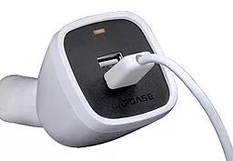 зарядное устройство  Capdase Dual USB Car Charger CA00-0702 White - миниатюра 3