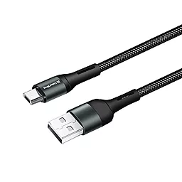 Кабель USB ColorWay 2.4A micro USB Cable Black (CW-CBUM045-BK) - миниатюра 3